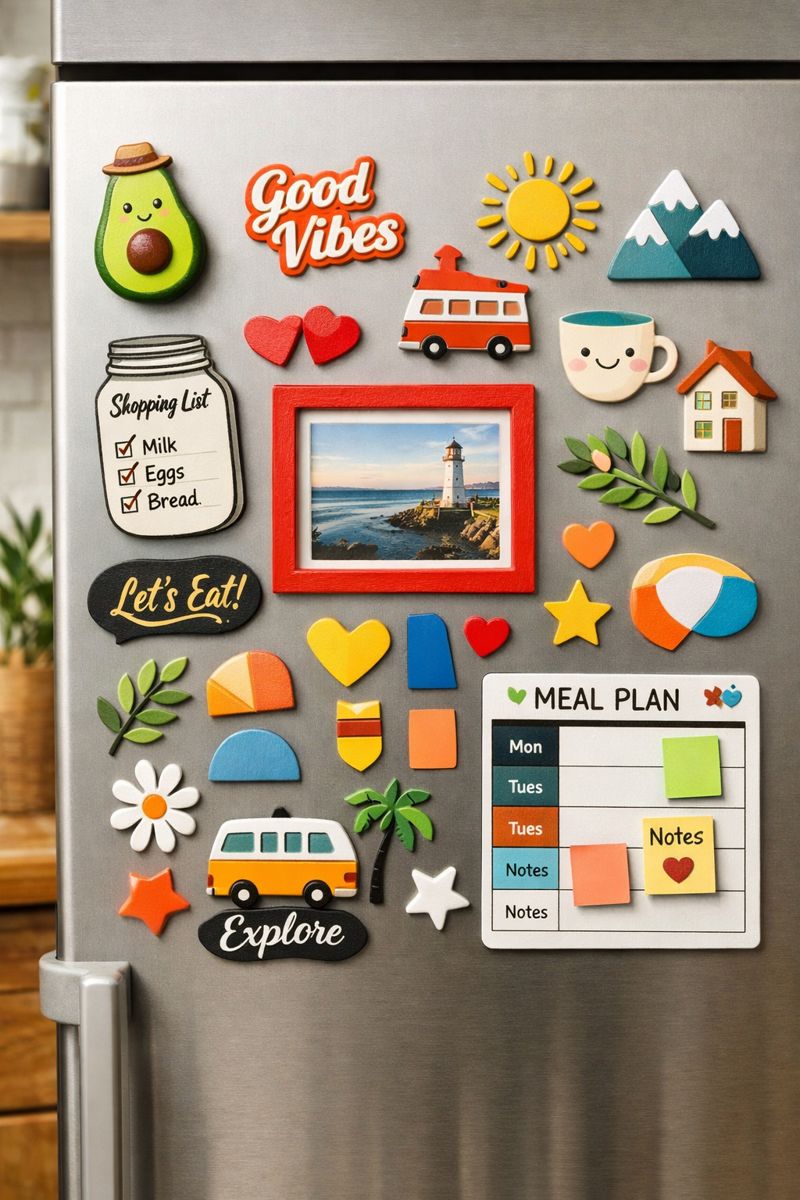10 Fun and Creative Fridge Magnet Stickers to Brighten Your Kitchen